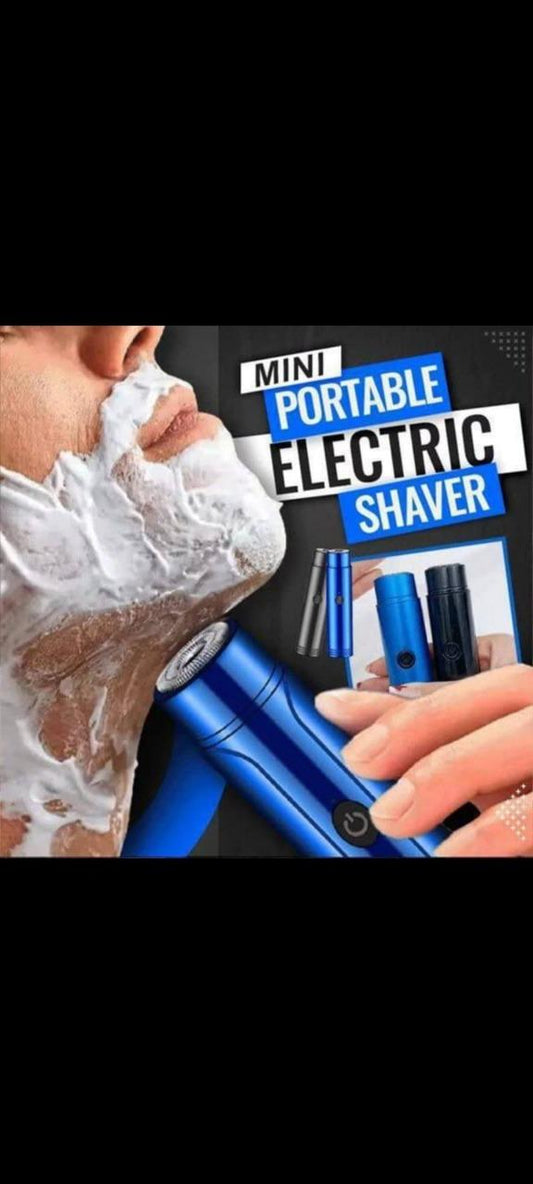 Mini Electric Shaver for Men Washable Small Portable Razor Rechargeable USB Car Charging Dry Wet Use Easy Carry